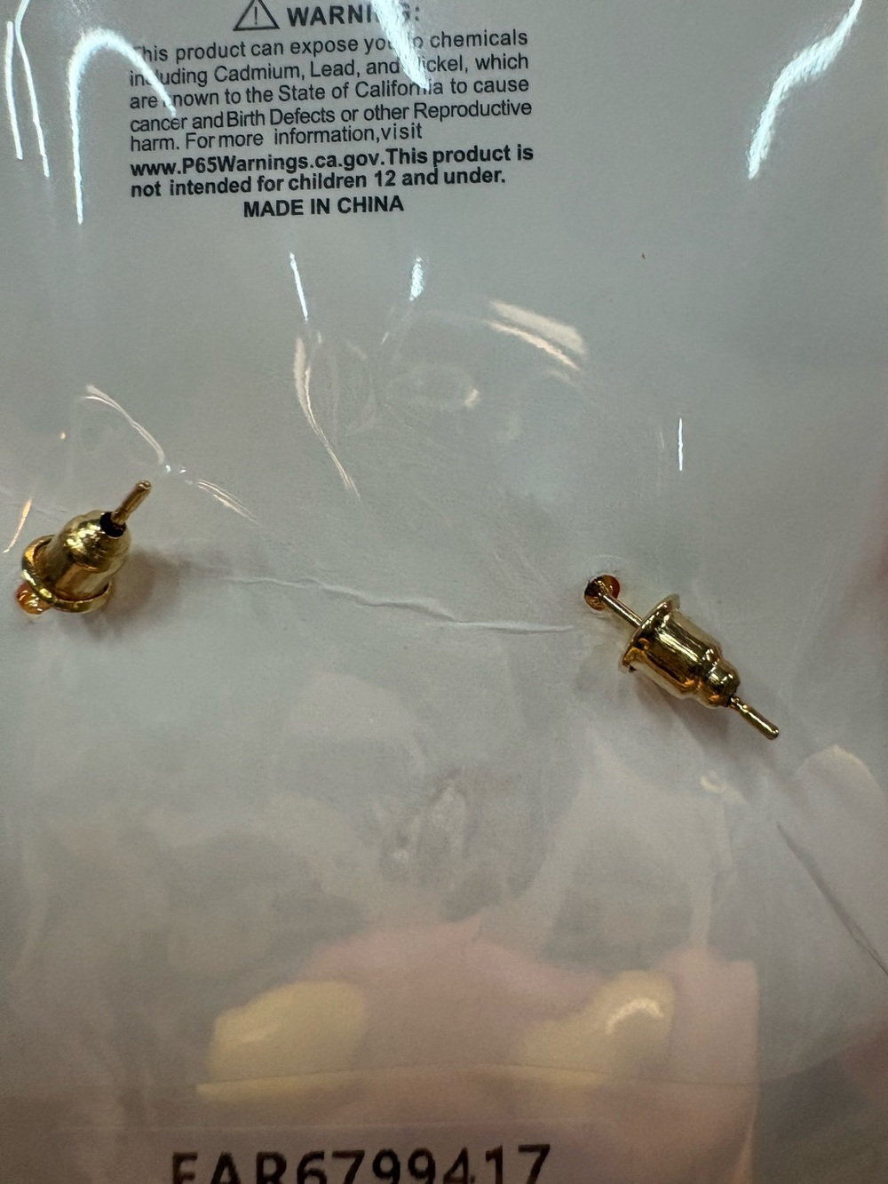 Joy New York Floral Hoop Earrings NWT Gold Pink Flower Green Enamel - Picture 3 of 4